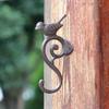 Rustic Cast Iron Wall Hook Decorative Wall Mounted Rack Creative Vintage Bird Coat Hanger  Glove