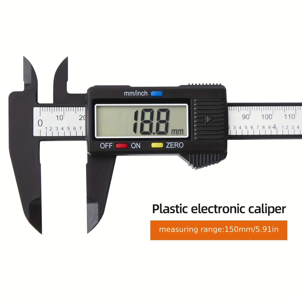 Digital Caliper Electronic Vernier Caliper Dial Vernier Caliper Gauge Micrometer Measuring Tool With Large LCD Screen