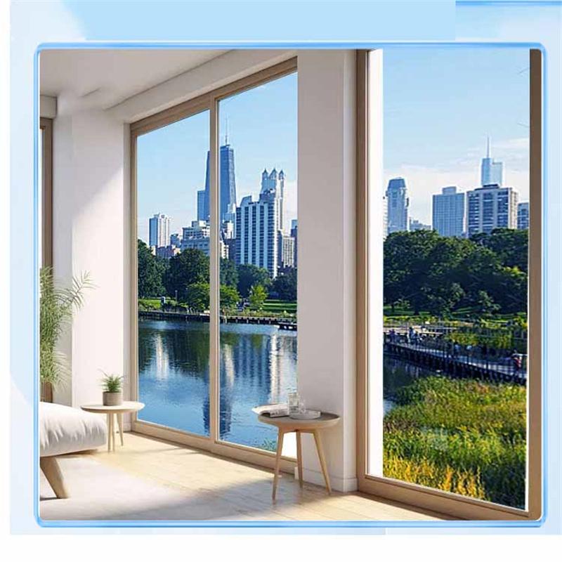 Теплоизоляционная пленка для окон, антибликовая односторонняя зеркальная пленка, солнцезащитная пленка для окон магазинов, блокирующая ультрафиолетовое излучение