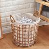 Freestanding Laundry Hamper Woven Basket Foldable Trash Can Dirty Clothes Container Trash Can Gallon Office Trash Can Trash Bag