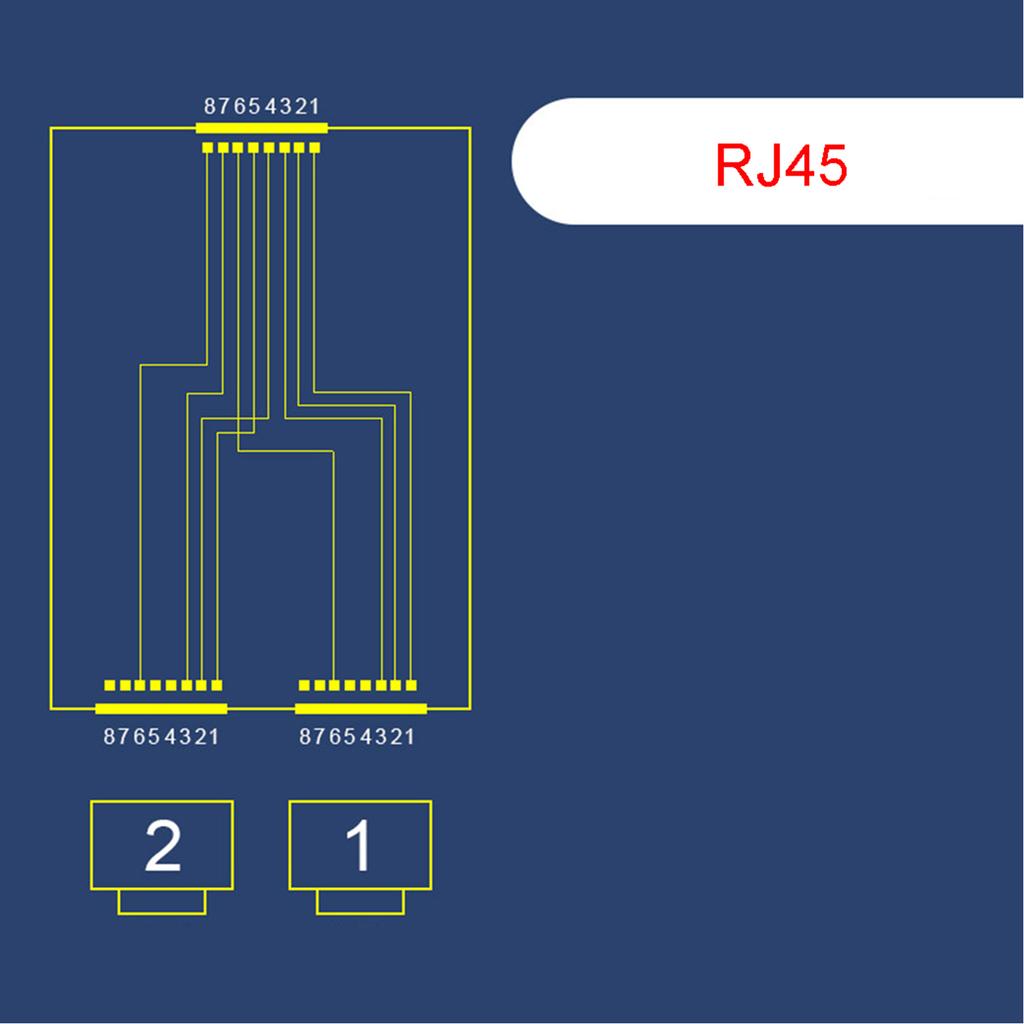 Водонепроницаемый PoE-объединитель-сплиттер-адаптер Ethernet-сплиттер Адаптер от 1 до 2 Одновременный онлайн-сепаратор Материал АБС-пластик