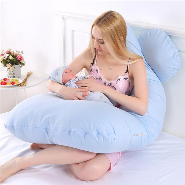 Pregnant Pillow Side Sleeper Pregnancy Women Bedding Full Body U-Shape Cushion Cover Long Sleeping Giant Maternity Pillow