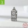 Building Jewelry Diy Pendant String Decoration, Big Ben S925 Sterling Silver Bracelet Beaded.