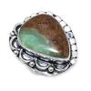 Chrysoprase Gemstone Handmade 925 Sterling Silver Jewelry Ring Size 6 Q3w33