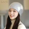 Hat Children's Fashion Autumn Winter Rabbit Knitted Hat Solid Color Face Highlighting Small Ear Protection Beret Thickened Cold Proof Hoodie