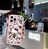 Sanrio TK Наждачная бумага Милый розовый чехол для телефона для Apple 16