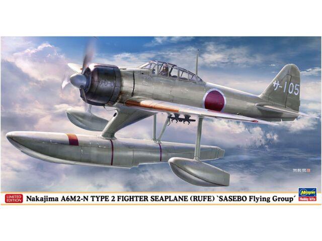 Hasegawa 1/48 Nakajima A6M2-N TYPE2 FIGHTER SEAPLANE RUFE Model Kit 07510 NEW