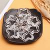 Pentagonal Pendant Creative for Bracelet Earring Making 30mm Star Loose Beads Transparent DIY Jewelry Accessories Charms Fashion Handmade Acrylic