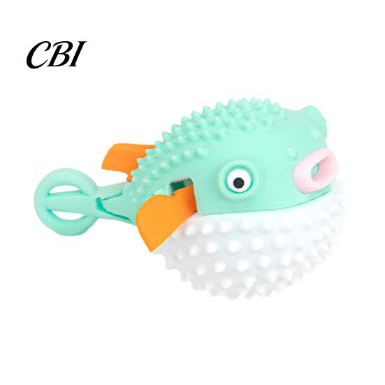 Stress Relief Dolphin Toy 3D Printed Articulated Spiny Figurine, Poseable Marine Animal Model, Macaron Color Multi-joint Figurine Fidget Toy,