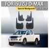 Автоаксессуары Автообновление Автодекор Специальные брызговики для Isuzu D-MAX DMAX Четырехдверный 2018 Автостайлинг АБС-пластик
