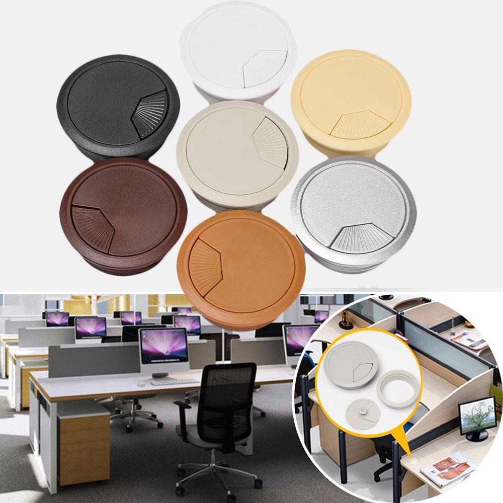 Buckle Line Cable Clamp Office Line Box Desk Table Cable Fastener Computer Grommet Wire Hole Cover