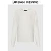 UR Women's Winter Ribbed Round Neck Knit Top
