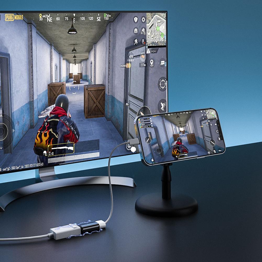 Совместимый с HDMI 2.1 магнитный адаптер «папа-мама» 19-контактный для ТВ-приставки PS5 USB-концентратор высокоскоростной 8K/60 Гц 4K/120 Гц 48 Гбит/с eARC кабель