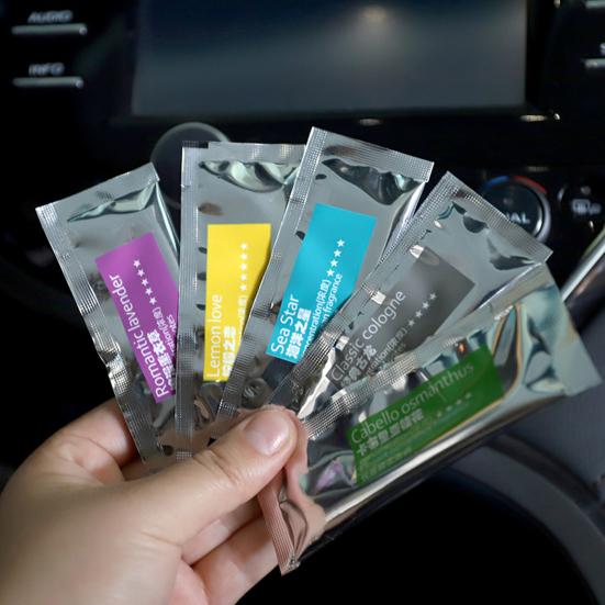 5Pcs Safe Car Solid Perfume Perfume Supplement Air Purifying Various Fragrances Car Air Aromatherapy Refills