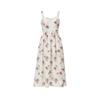VEROMODA 2025 Spring Floral Print Wide Strap A-Line Dress