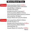 YurKem 20 мм 22 мм женский силиконовый ремешок для Samsung Galaxy Watch 4 3 41 мм 45 мм браслет S3 42 мм 46 мм Active 2 Gear ремешок для часов
