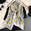 High-quality Luxurious Silk Scarves Headband Scarfs Neck Scarf For Women Chain Silk Scarf Women's Decorative Shawl