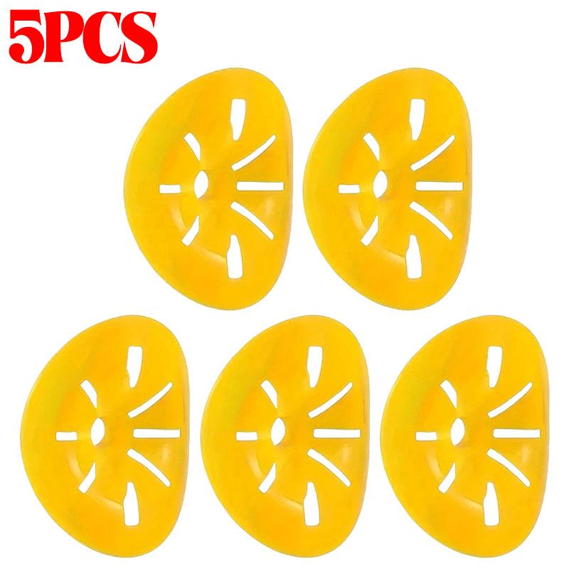 5/50PCS Reusable Yellow Plastic Bee Catcher Flower Shaped Flying Insects Funnel Wasp Trap Pest Control Killer Household Outdoor