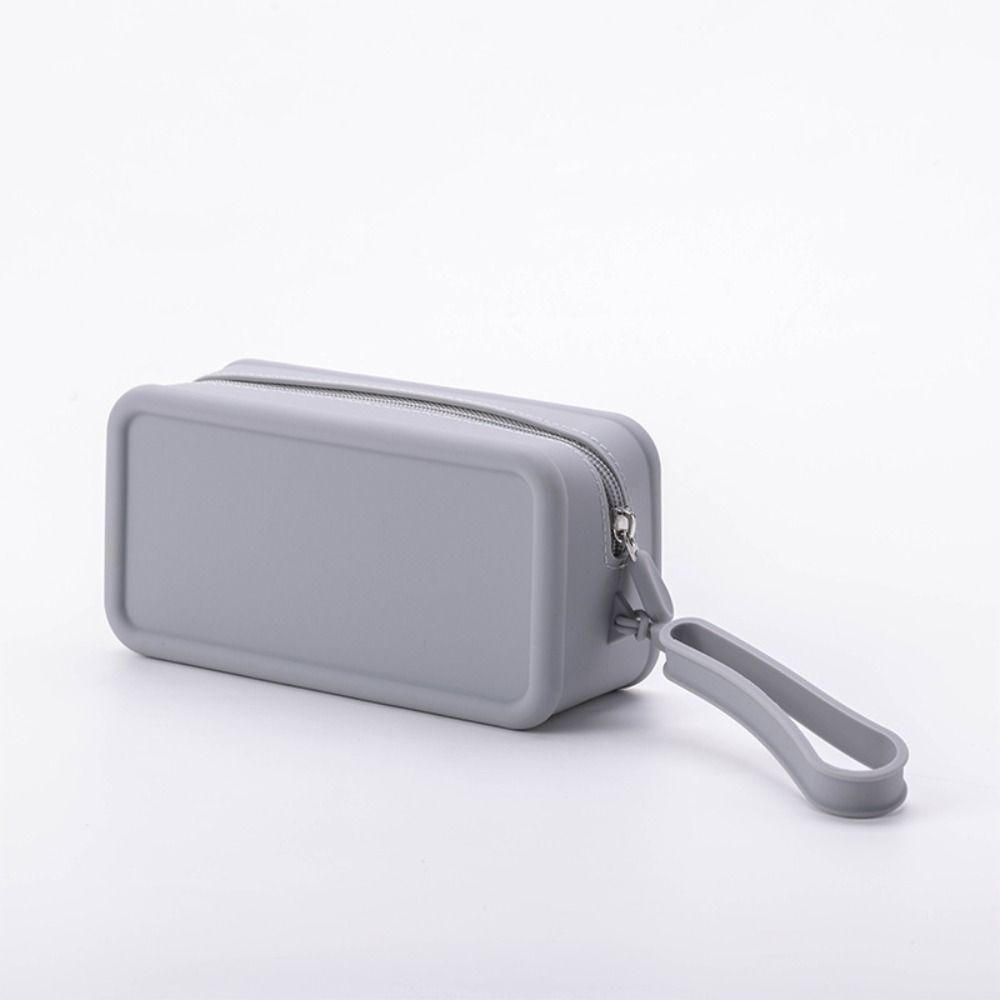 Silicone Travel Pouch Large Capacity Earphone Bag New Cosmetic Bag  Women Girls