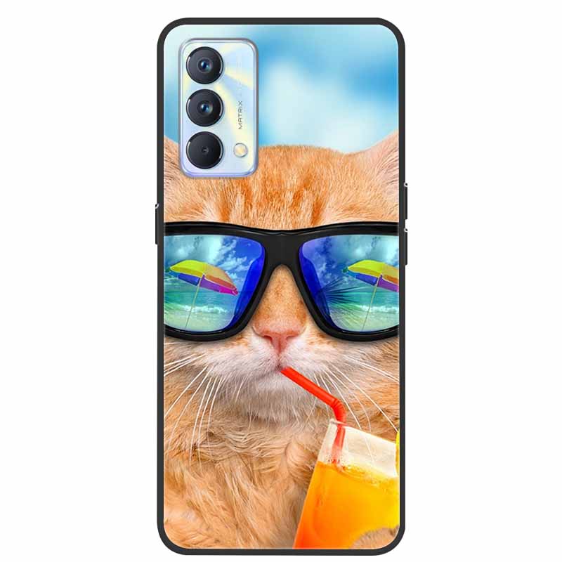 Для Realme GT Master Чехлы Мягкий ТПУ Силикон Кот Милые Чехлы Для Realme GT 5G Задняя Крышка Funda RealmeGT Master Explorer Edition
