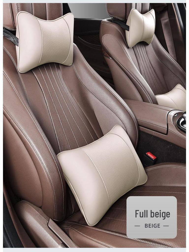 Комплект подушек для подголовника, шеи и поясницы для поддержки спины