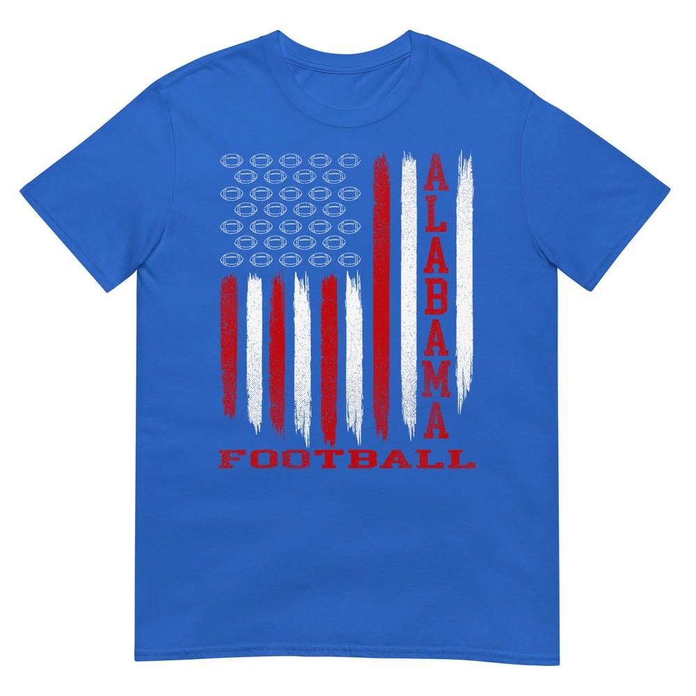Patriotic Usa Flag Alabama Football Season Party Tshirt