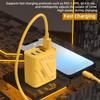 4 порта USB C PD зарядное устройство быстрая зарядка 3.0 тип C USB зарядные устройства для телефонов адаптер быстрой зарядки для iPhone 16 15 14 Samsung Xiaomi Huawei