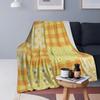 Patchwork Quilt By Tea With Xanthe Blankets Soft Warm Flannel Throw Blanket Bedding for Bed Living room Picnic Travel Home Couch