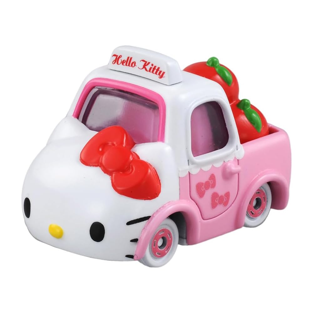 Takara Tomy Tomica Dream Tomica No.152 Hello Kitty Apple Transport Car Toy for Ages 3 and Up