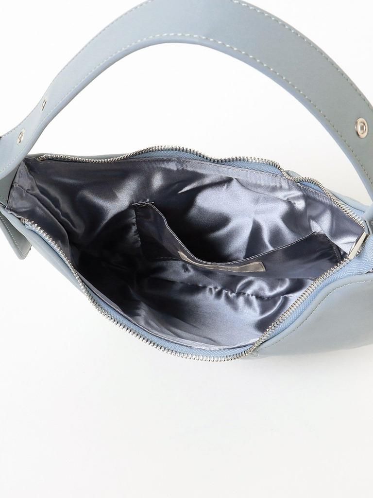 B:MING LIFE STORE by BEAMS Leather Back Belt Handle Bag, Women's, Black, One Size