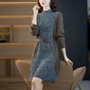 Платье flattering petite нового фасона 2025 года для осени/зимы: Идеально подходит для ношения под пальто, с шерстяными вещами и вязаными платьями с длинным рукавом.