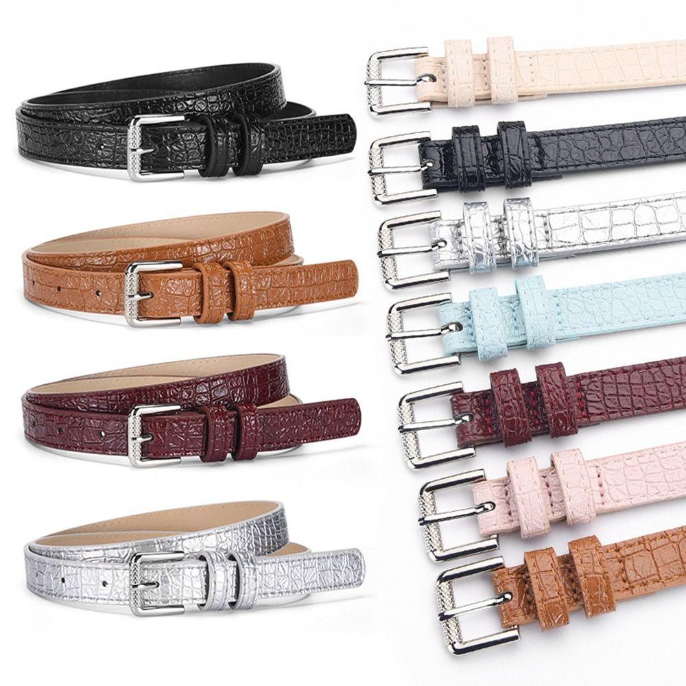Soft Waistband Belts PU Leather Leather Belt Vintage Women's Belt  Jeans