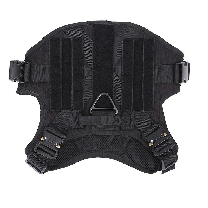 Tactical Dog Harness Vest Medium Large Dogs Nylon Training Gear Adjustable Comfort Fit