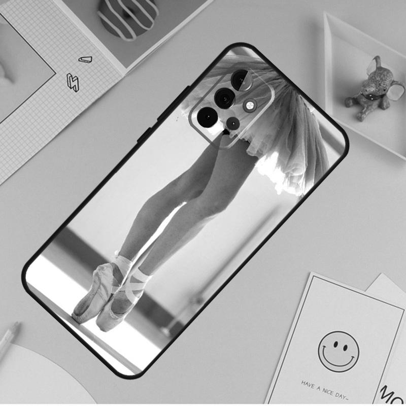 Балетки пуанты для Samsung Galaxy A14 A34 A54 A12 A32 A52 A51 A71 A53 A33 A13 A15 A25 A35 A55 Чехол для телефона