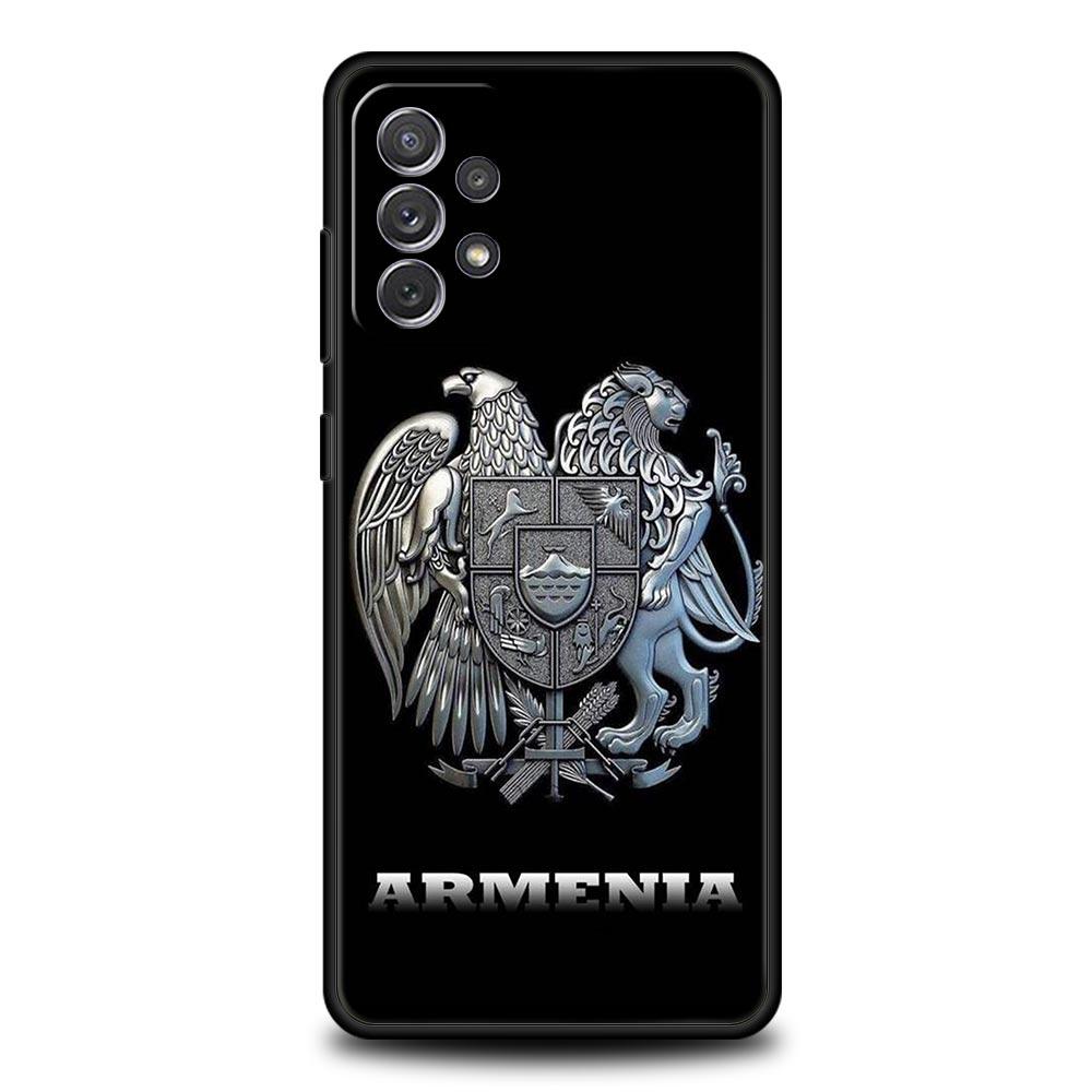 Чехол для телефона с армянским флагом Армении для Samsung Galaxy A13 A51 A71 A41 A31 A21S A11 A03S A12 A32 A52 A22 A23 A33 A53 A73 5G