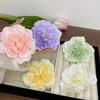 9 см головки пионов для DIY, искусственные цветы, заколки для волос, шелковые аксессуары для волос, свадебное, домашнее украшение