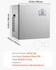 Commercial Ice Maker Machine - Head, 181 kg/Day Stainless Steel Ice Machine with Scheduled Ice-Making, Self-Cleaning, Adjustable Thickness, Ideal for