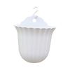 Wall Hanging Flower Pot Fence Resin Hanging Plant Pot Outdoor With Drainage Hole
