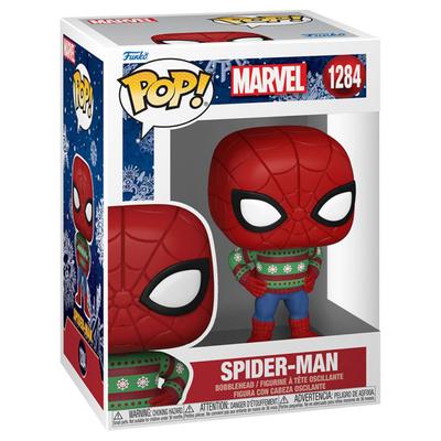 Праздничный свитер с Человеком-пауком из комиксов Marvel Pop! винил