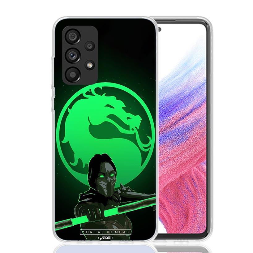 Scorpion Zero Sub Mortal Kombat Phone Case For Samsung Galaxy A13 A14 A15 A16 A17 A53 A54 A55 A56 A33 A34 A35 A36 A23 A24 A25 A2