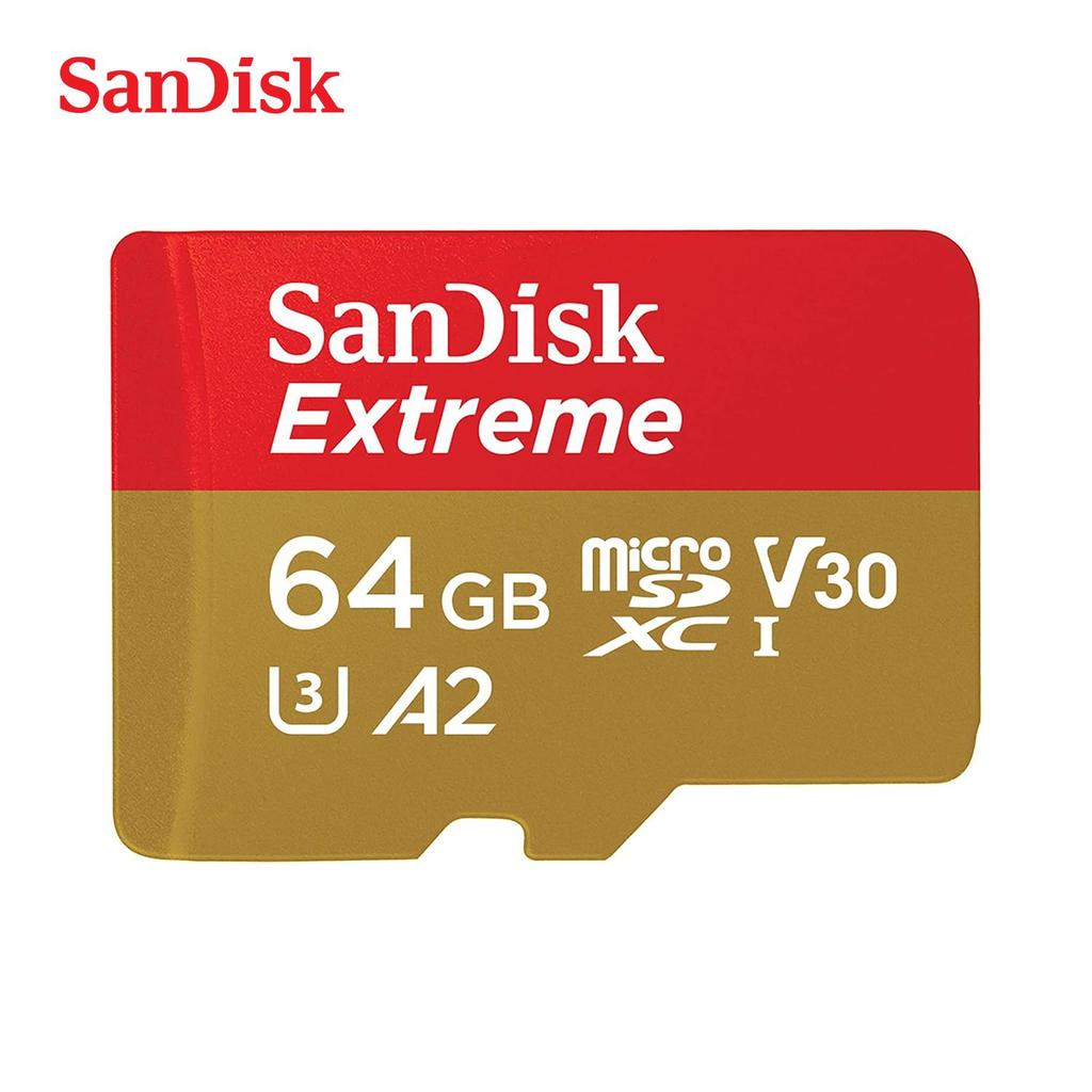 SanDisk Карта памяти Extreme Micro SD 128 ГБ 256 ГБ microSD TF карты памяти U3 4K V30 A2 Class 10 UHS-1 флэш-карта 32 ГБ 64 ГБ 512 ГБ для камеры телефона GoPro