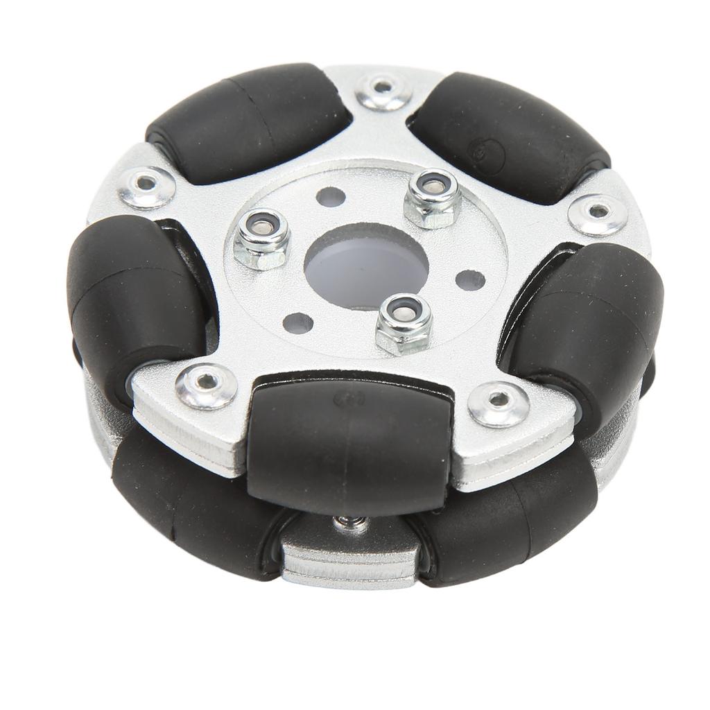 60mm Robot Omni Wheel Aluminium Alloy 360 Degree Rotation Robot Omni Wheel Replacement for Upgrade