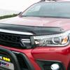 ДЛЯ TOYOTA Hilux 2015–2020 гг. Передний спойлер для защиты капота, передний щиток от насекомых, дефлектор капота