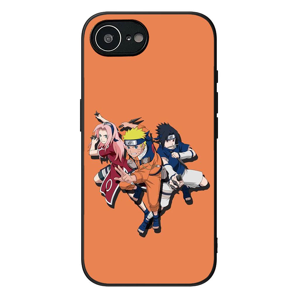 Cover for Apple iPhone 17 16 14 15 Pro Max Plus 15+ 16E XR ProMax Air + Coque Phone Case Narutos Sasuke Haruno Sakura Kakashi