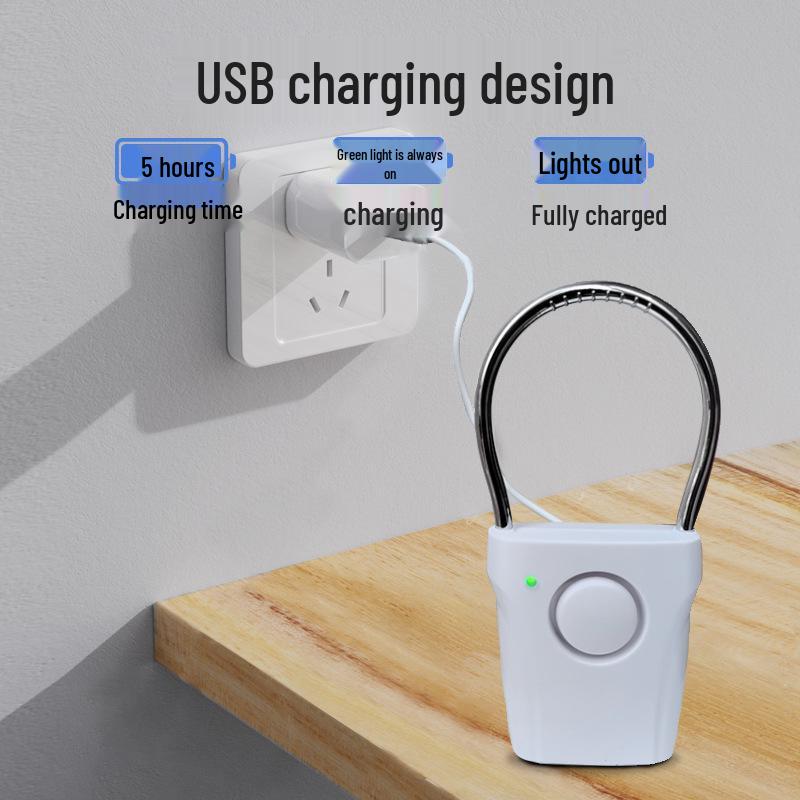 Rechargeable 130dB Personal Anti-theft Door/Window Alarm