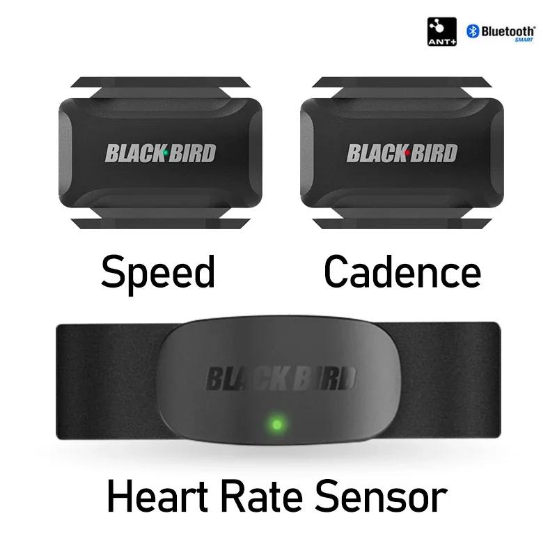 Black Bird Датчик частоты сердечных сокращений и каденса Скорость Спидометр ANT+ Bluetooth 5.0 Совместим с велокомпьютерами Garmin IGP Bryton