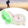 Orienteering Thumb Compass Clear Scale ABS Multifunctional Backpacking Compass with Luminous Points for Adventure Camping X 7cm BiKING! Compass, 9.6