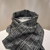 Men's Winter TR Fleece Geometric Print Muffler RN4C073