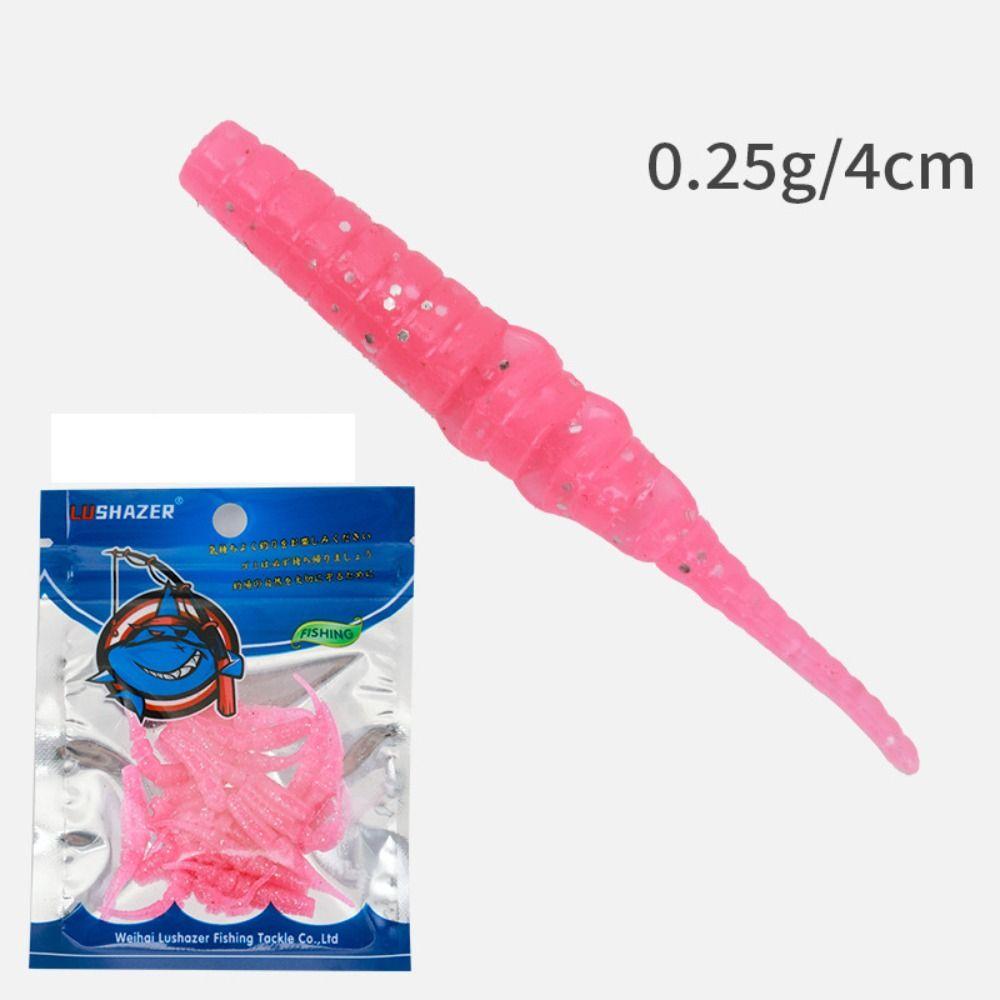 Многоцветные рыболовные мягкие приманки 4 см искусственные приманки рыболовные снасти приманки для зимней рыбалки