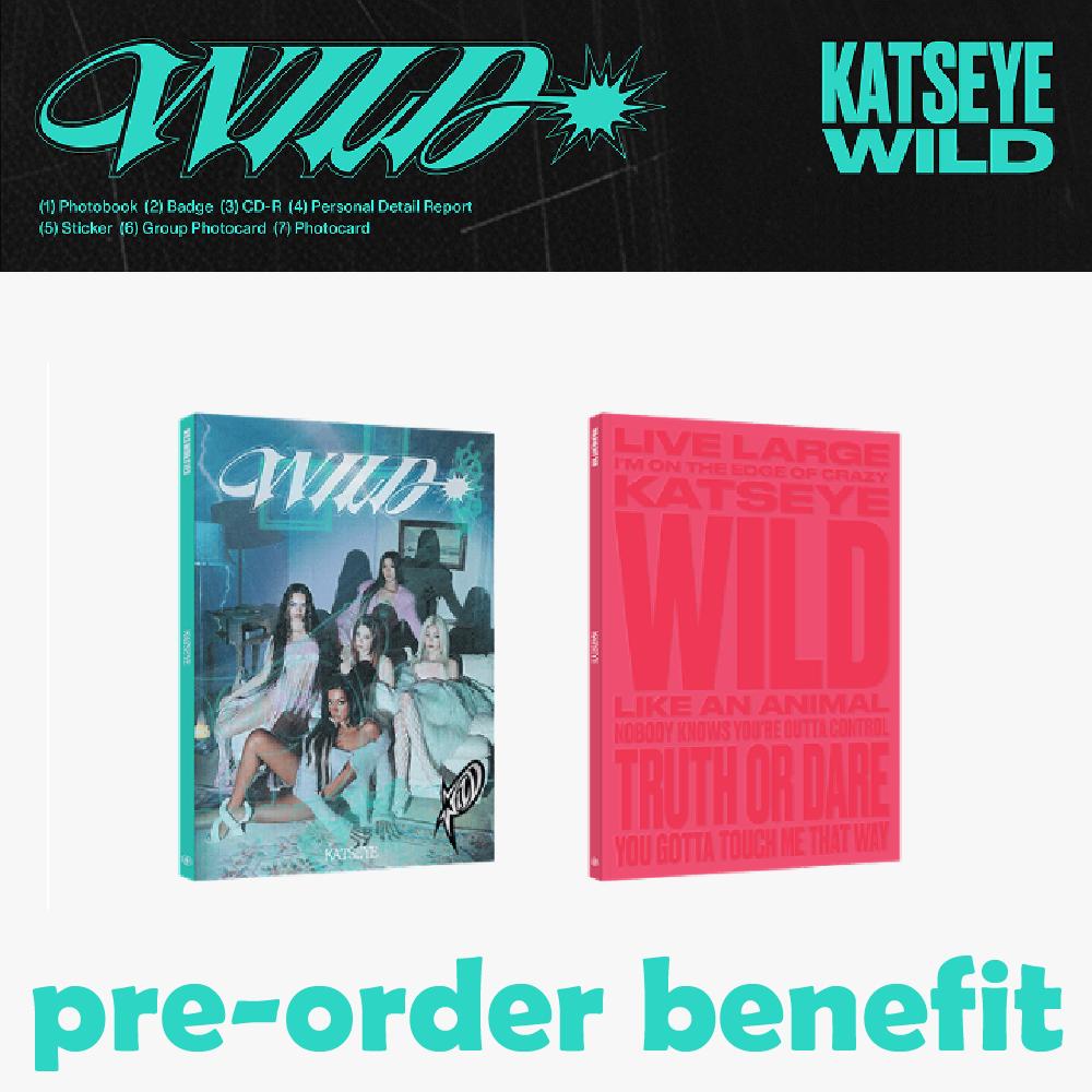 Pre-order KATSEYE WILD Album Standard ver. & Weverse POB